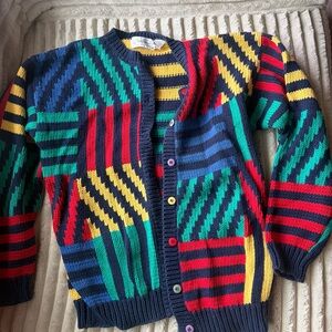 Colorful Striped Men's Sweater